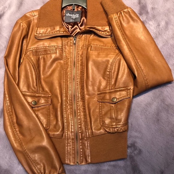 Beautiful caramel colored Charlotte Russe jacket! - Picture 2 of 5